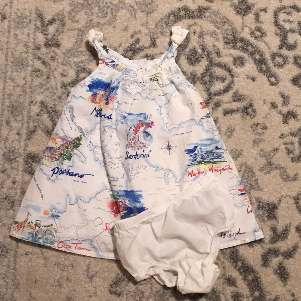 GAP baby girl dress vacation 3-6 months